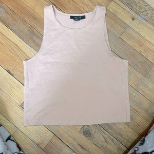 forever 21, tan beige, size medium, tank top, cotton